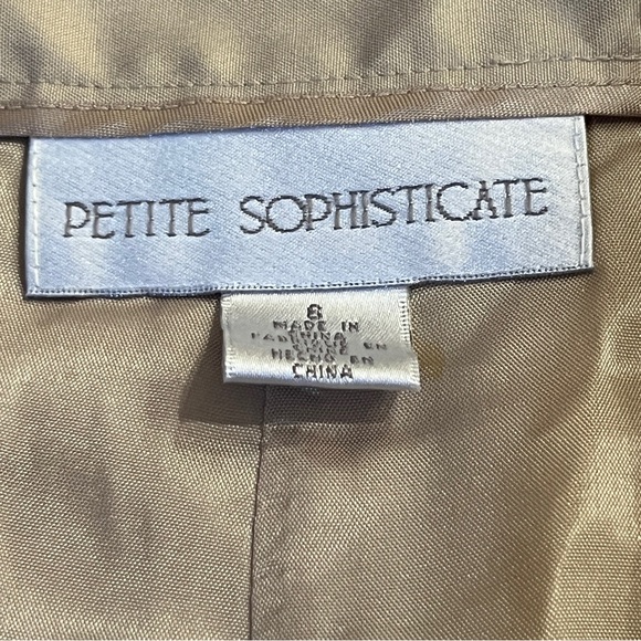 90s Silk capri embroidered pants fully-lined tan coral moss-green floral cropped - Picture 7 of 8